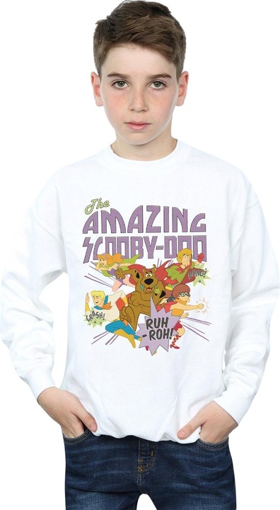 Immagine prodotto Scooby Doo The Amazing Scooby Felpa Ragazzi (140, 146)