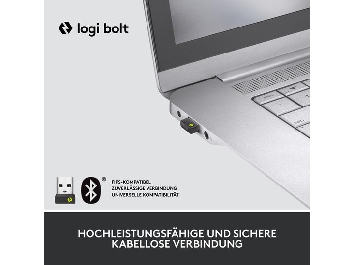Productafbeelding Logitech Lift Voor Zaken Off-White/Lichtgrijs (Draadloze)