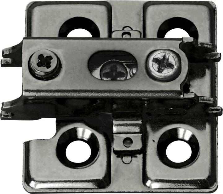 LAMP® Kreuzmontageplatte J95, Schrauben, Distanz 0 mm, schwarz