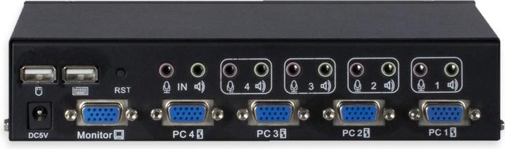 Produktbild Intertech 4-Port KVM-Switch, VGA USB