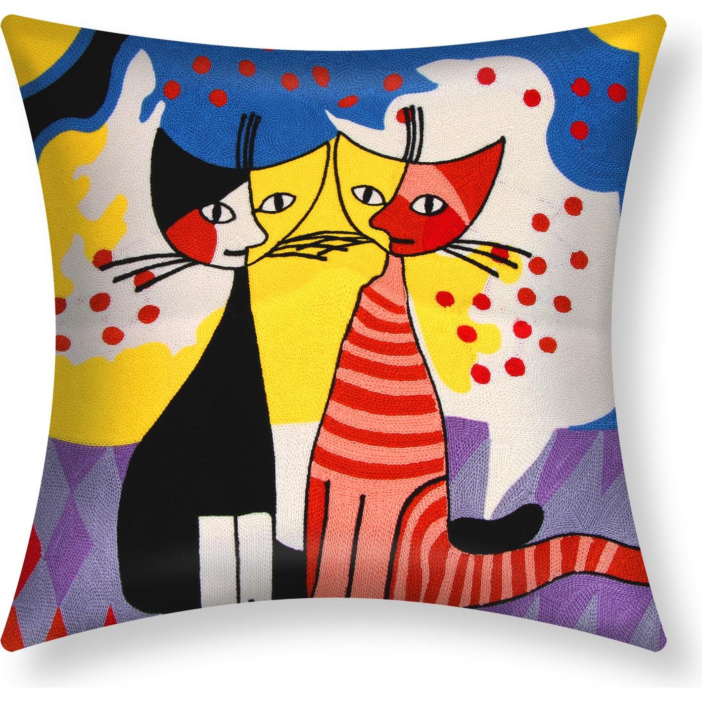 Avizar, Dekokissen, 2 Stk. Kissenbezüge Art Liora (45 x 45 cm)