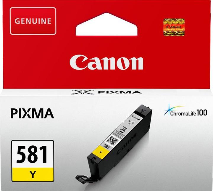 Actual product image Canon Cli-581 (Y)
