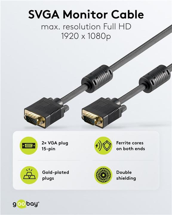 Produktbild LogiLink VGA — VGA (1.80 m, VGA)