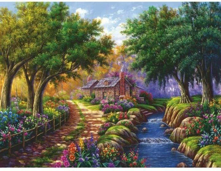 Produktbild Ravensburger Cottage am Fluss (1500 Teile)