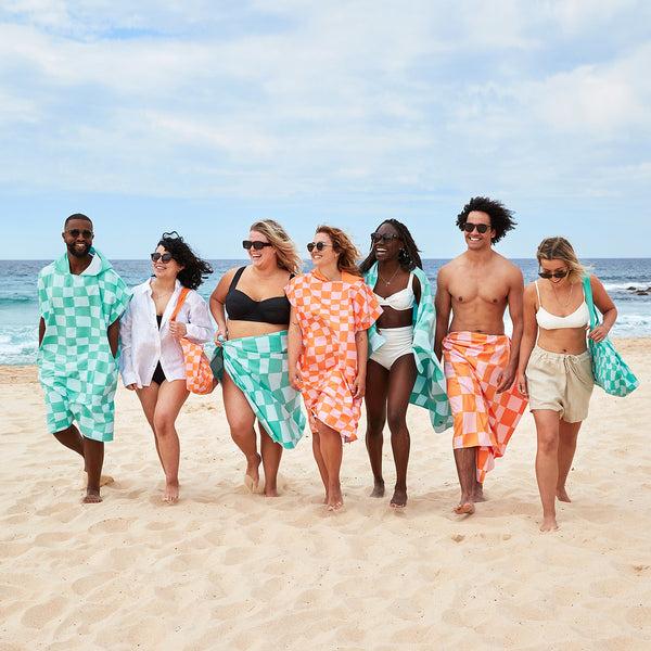 Produktbild Dock & Bay Strandtuch Groovy Check (90 x 200 cm)