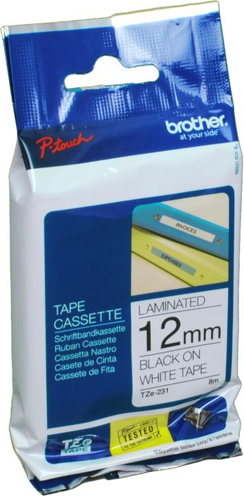 Produktbild Brother TZe-231 (1.20 cm, Weiss, Schwarz)