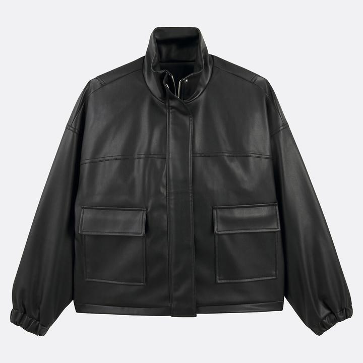 La Redoute Collections Kurze Jacke aus Kunstleder (M)