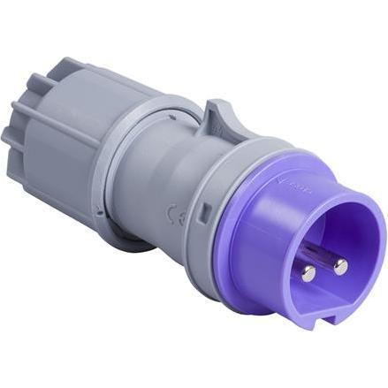 PCE, Spina + Connettore, 41.105 Stecker CEE 16A - 24V - 2P - IP44 - violett