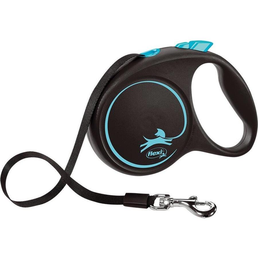 Flexi Black Design Gurt (M, Hund, Allgemein), Halsband + Leine