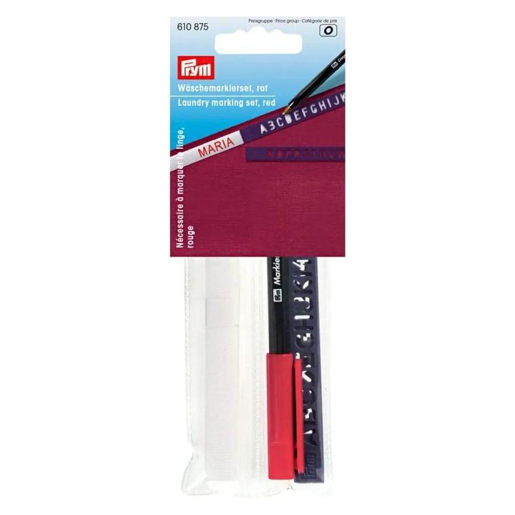 Kit de marquage pour linge avec crayon 2 m x 10 mm