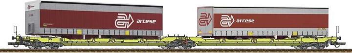 Produktbild Roco 77391 H0 Doppeltaschen-Gelenkwagen T3000e der GATX