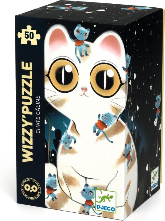 Immagine prodotto Djeco Puzzle Wizzy Cat 50 pezzi (50 pezzi)