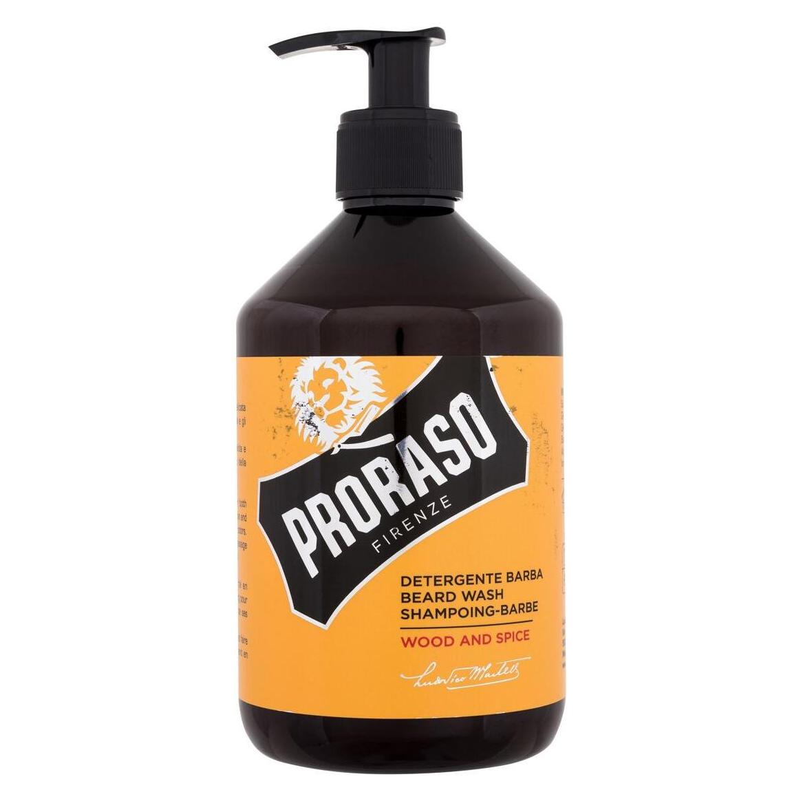 Proraso, Baardverzorging, Baardshampoo Hout En Kruiden (500 ml)