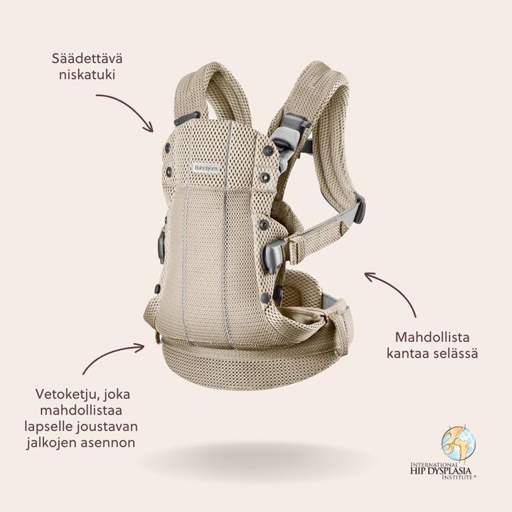 Image du produit BabyBjörn Harmony 3D Mesh Baby Carrier, Grey Beige