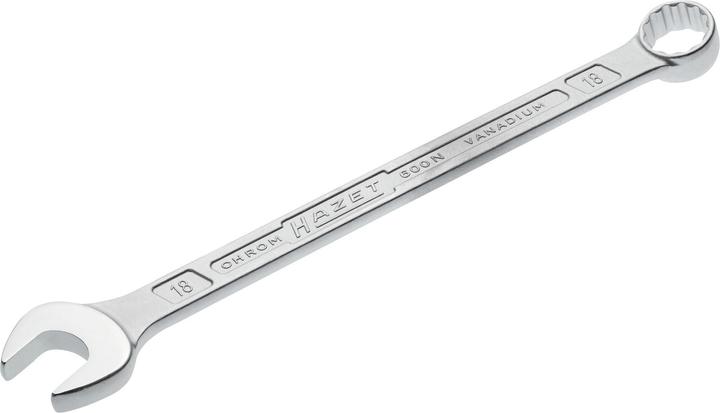 Produktbild HAZET Ring-Maulschlüssel 600N-18 ∙ Aussen Doppel-Sechskant-Tractionsprofil ∙ 18 mm (18 mm)