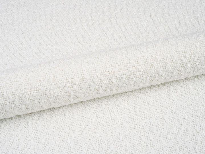 Actual product image Micadoni Boucle Storage Bed with Headboard, "Ovalo", White, 234x270x96 Made in Europe (180 x 200 cm)