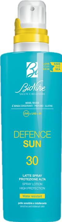 Immagine prodotto BioNike DEFENCE SUN 30 Latte Spray 200ml Resistente all'acqua (Latte solare, SPF 30, 200 ml, 0.20 g)