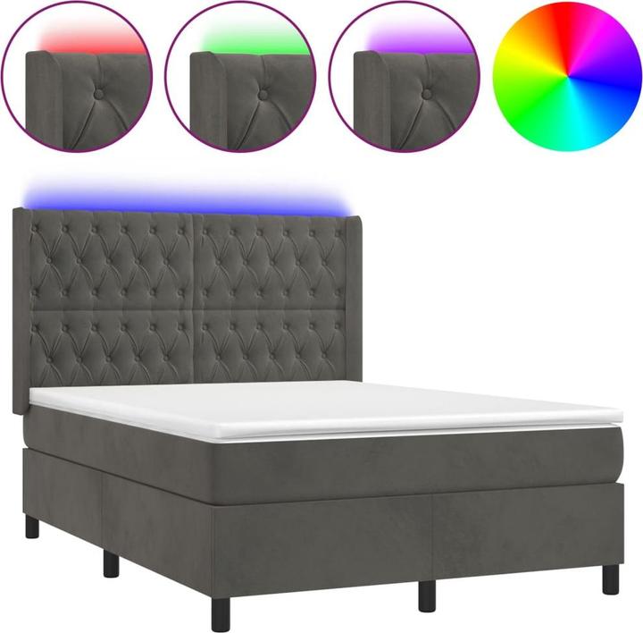 Produktbild vidaXL Boxspringbett (140 x 200 cm)