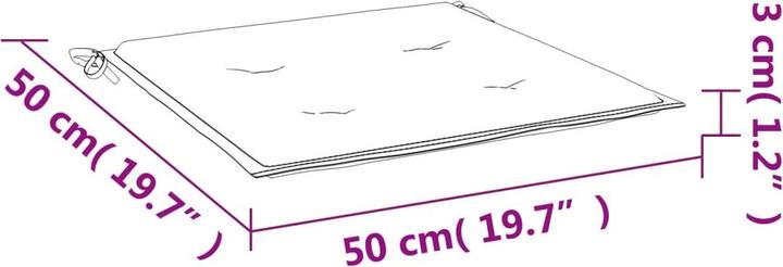 Produktbild vidaXL 10-tlg. Garten-Lounge-Set mit Kissen (50 x 50 x 3 cm)