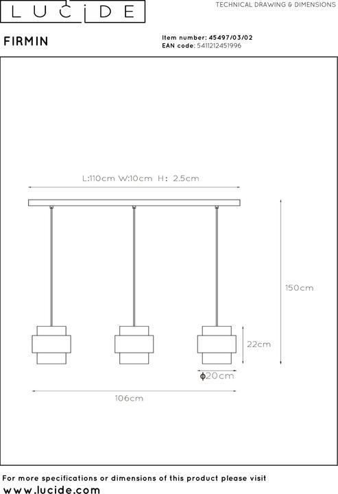 Produktbild Lucide Firmin (E27)