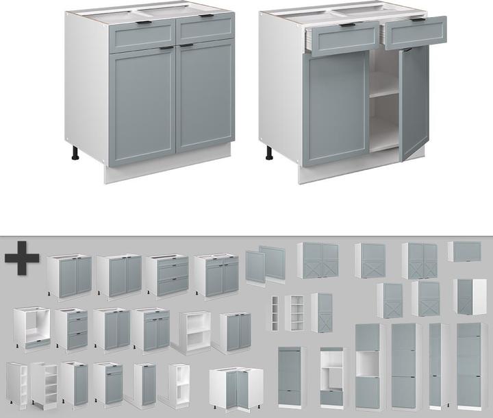 Produktbild Vicco Küchenunterschrank Fame-Line (80 x 60 x 82 cm)