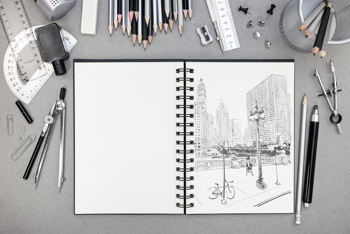 Produktbild Clairefontaine Goldline Skizzenbuch (A4, Blanko)