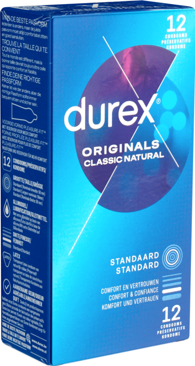 Actual product image Durex Classic Natural (12 pcs.)