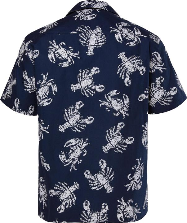 Immagine prodotto Men+ Viskose-Hemd, Halbarm, Alloverprint, Cubakragen, Cuba Fit (4XL)