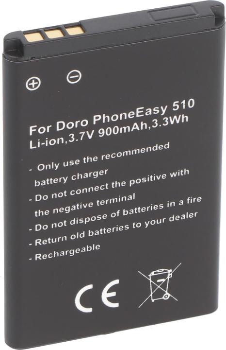 Produktbild AccuCell Akku Doro PhoneEasy 510 Akku DBC-800A, DBC-800B