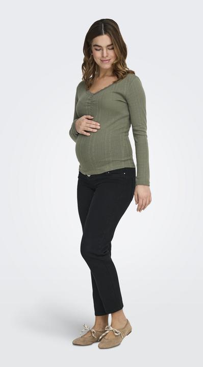 Produktbild Only Maternity OLMCATWALK Hohe Taille Verjüngter Slim Fit Jeans Mom Jeans (32)