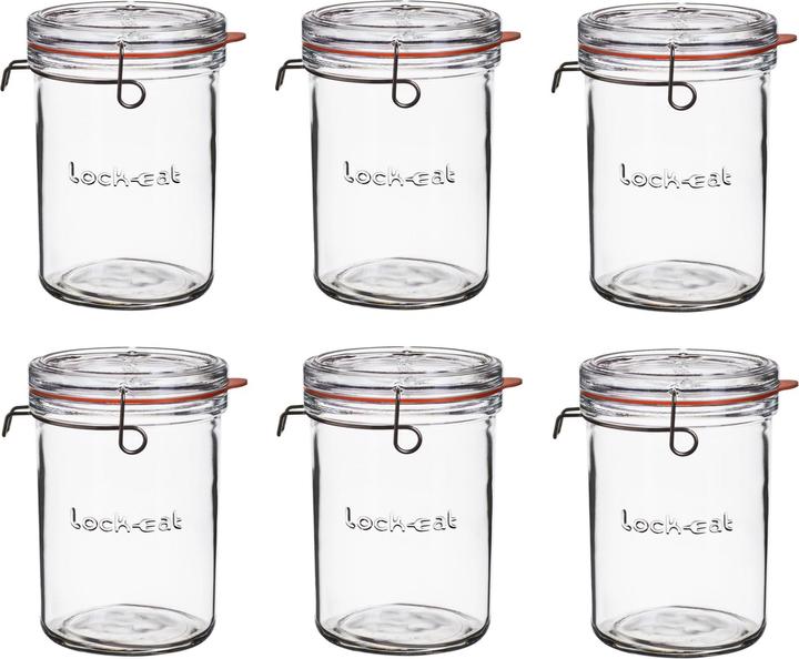 Image du produit Luigi Bormioli Lock-Eat (6 pcs, 1 l)