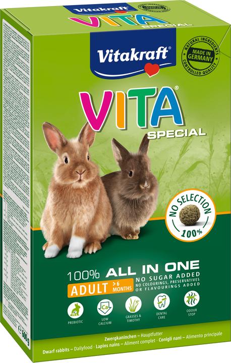 Immagine prodotto Vitakraft Conigli nani Vita Special Regular (0.60 kg, 1 x)