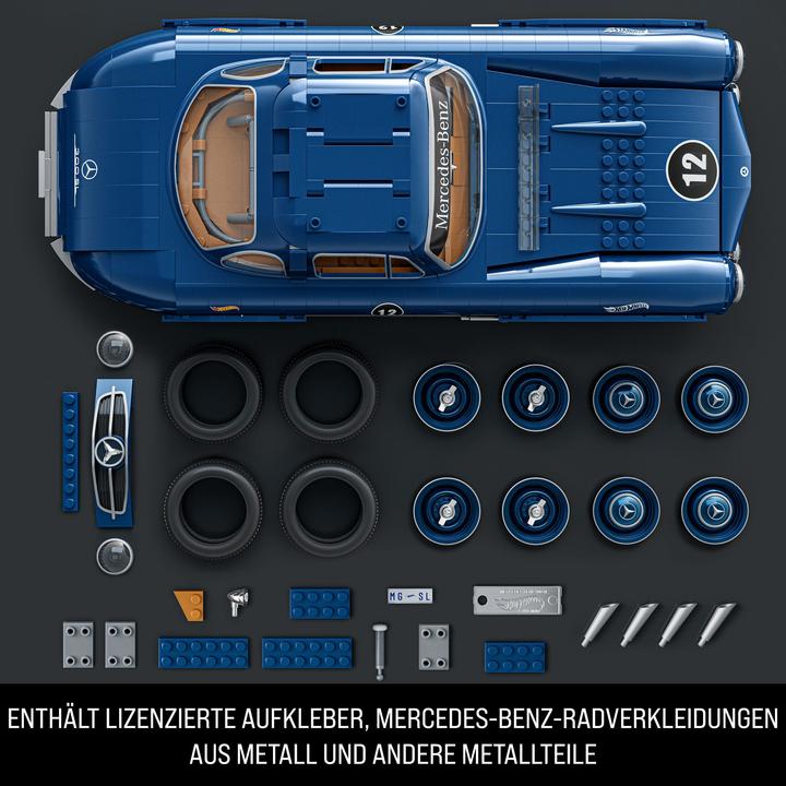 Actual product image Mattel Brick Shop Premium Series Mercedes-Benz 300 SL