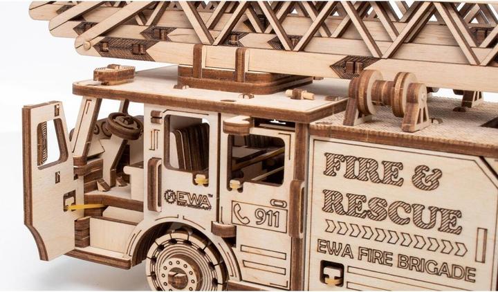 Image du produit Eco Wood Art Camion de pompiers - Kit de construction en bois 3D