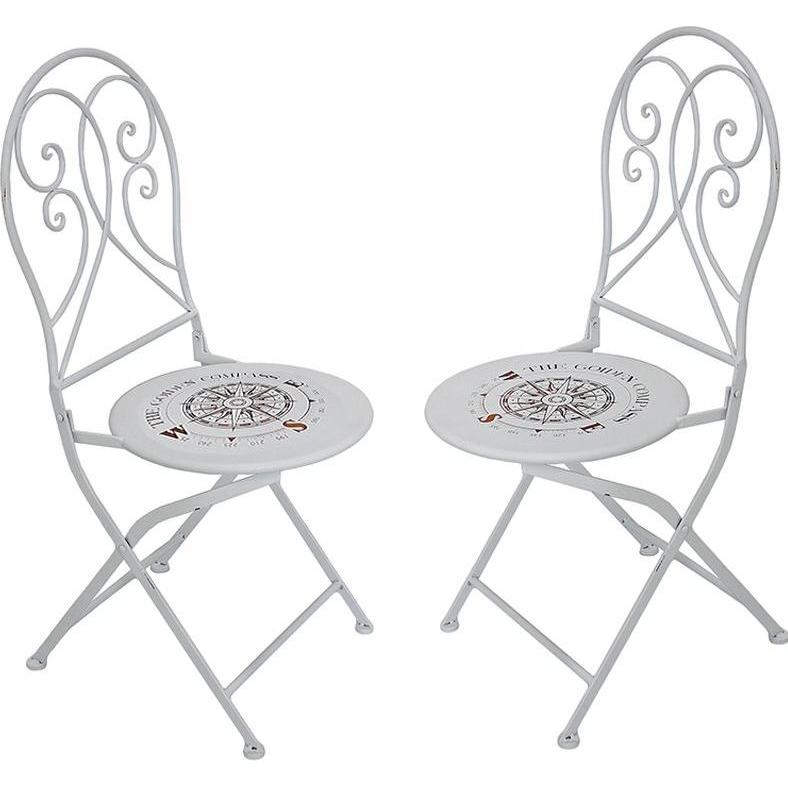 Garden Pleasure, Gartenstühle, Klappstuhl Bayo 2er-Set 50 x 42 x 94 cm
