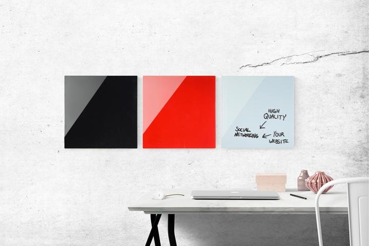 Actual product image Bi-Office magnetic glass board (38 x 38 cm)