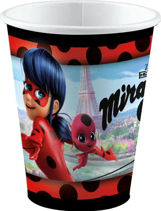 Produktbild Amscan Ladybug Miraculous Becher (8x)
