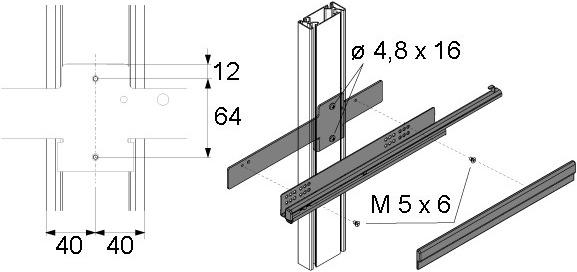 Hettich Quadro Adapter Amari 200 (1 Stk.)