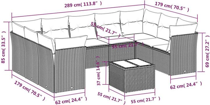 Produktbild vidaXL Brianna