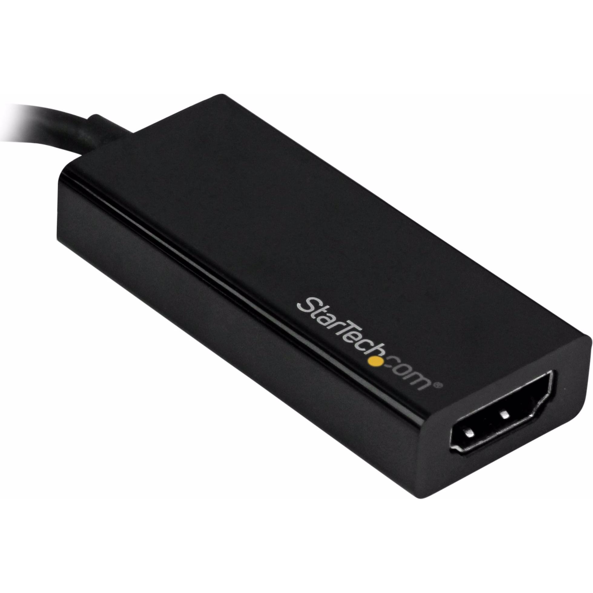 Thumbnail - StarTech USB-C zu (HDMI, 15 cm), Data + Video Adapter, Schwarz