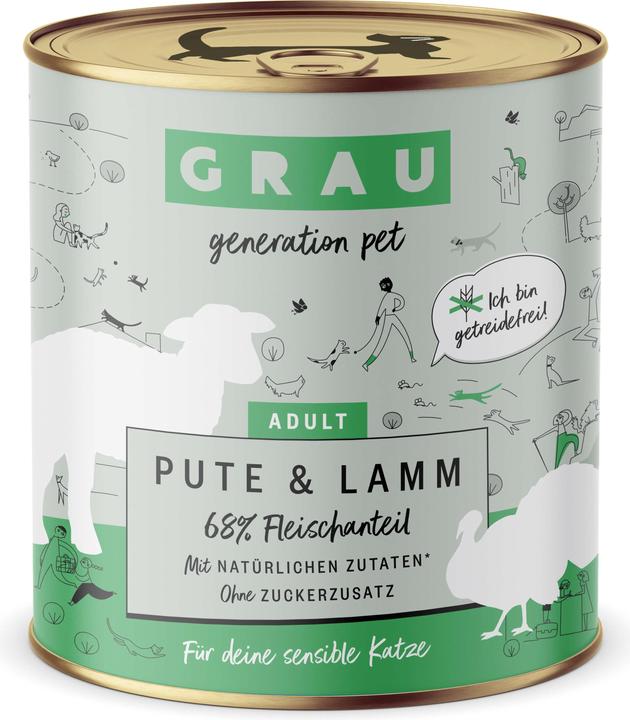 Grau Cat wet food (Adult, 800 g)