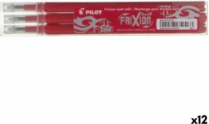 Image du produit Pilot Ersatzteilset Frixion 0,7 Stift 3 Stücke Rot (12 Stück) (12 pcs, Rouge, 0.70 mm)