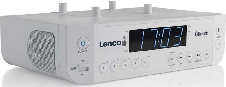 Actual product image Lenco KCR-100 Kitchen Radio FM Bluetooth® White (FM, Bluetooth)