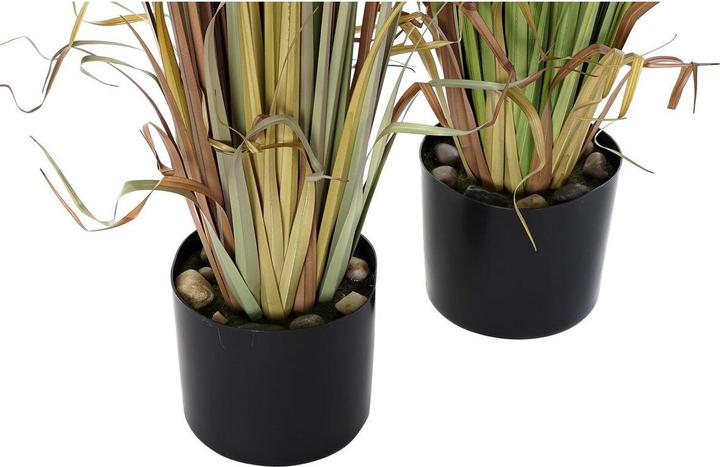 Immagine prodotto DKD Home Decor Decorative Plant Polyethylene Green Burgundy PVC 40 x 40 x 120 cm Mustard (2 Units) (120 cm)