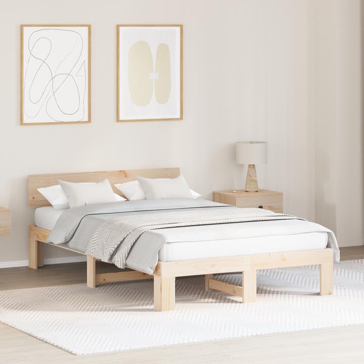 Actual product image vidaXL Moderner Bettrahmen (120 x 200 cm)