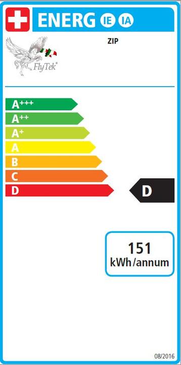Label énergétique Flytek Zip Basic (E.S.E.)
