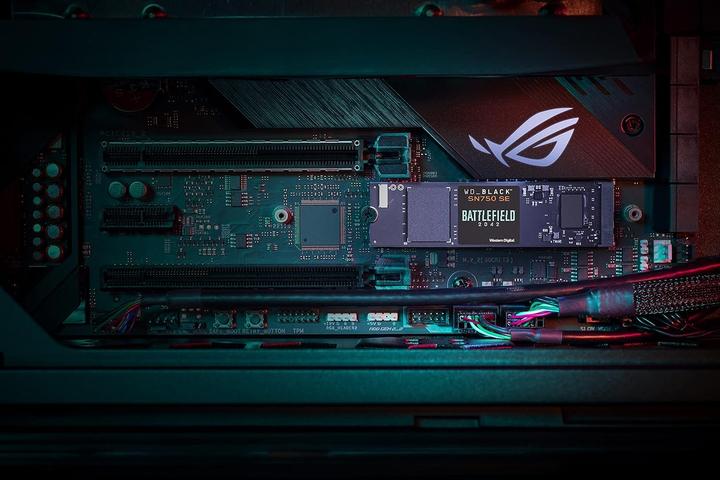 Produktbild WD Black SN750 SE Battlefield 2042 PC Game Code Bundle (1000 GB, M.2 2280)