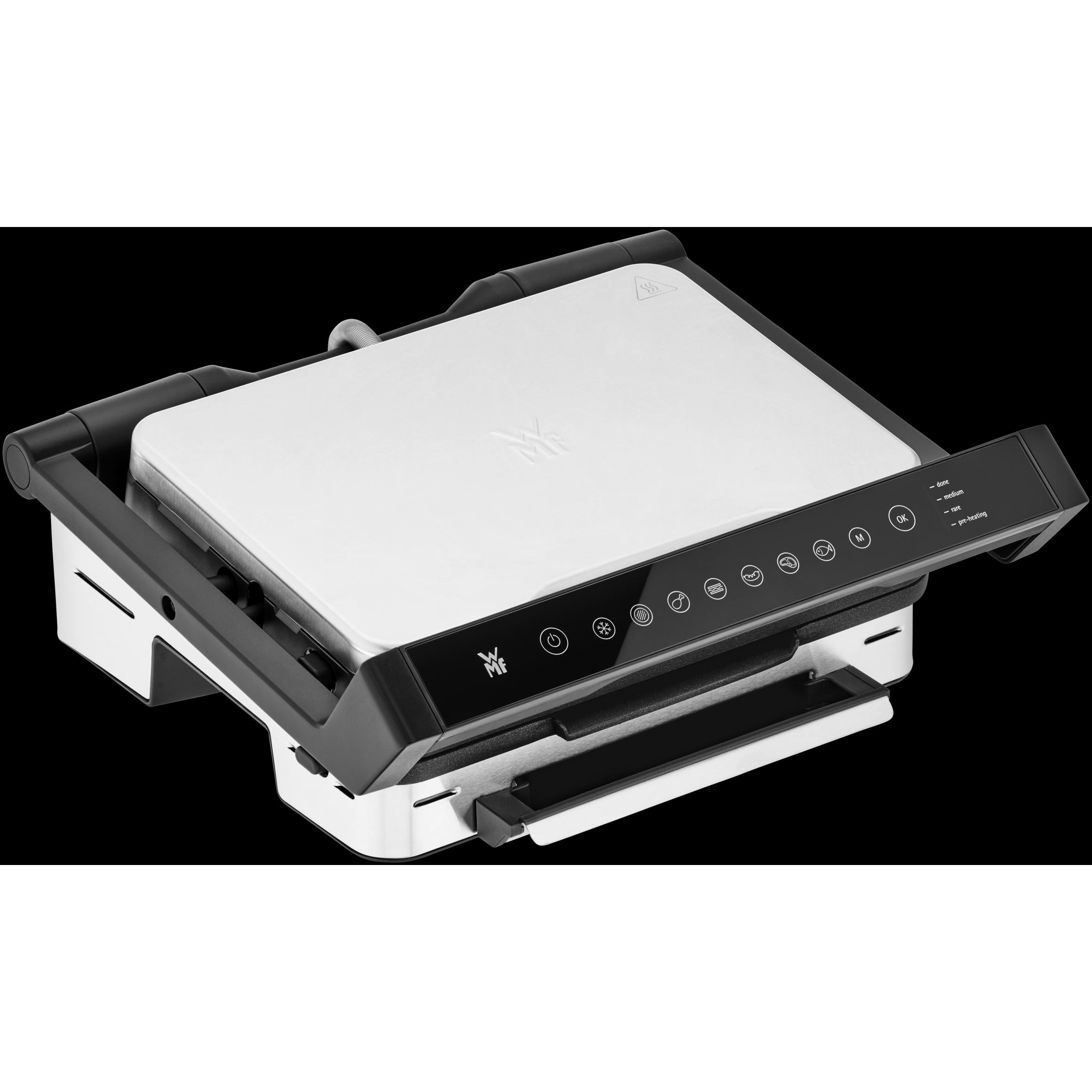WMF Profi Plus Kontaktgrill Perfection, Tischgrill, Schwarz, Silber