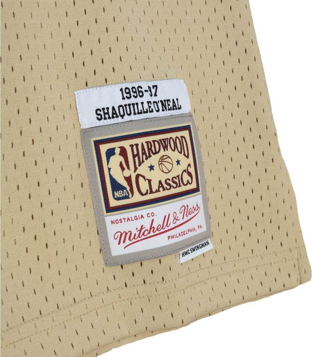 Produktbild Mitchell & Ness Swingman Khaki Jersey Los Angeles Lakers Shaquille O'Neal - (S)