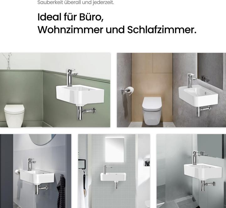 Produktbild Emke Wandwaschbecken (265 mm, 450 mm)